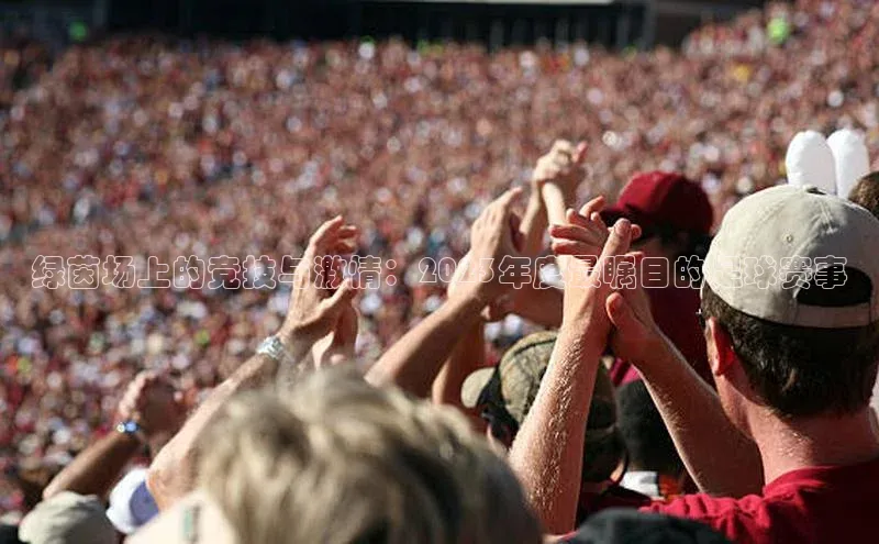 绿茵场上的竞技与激情：2023年度最瞩目的足球赛事